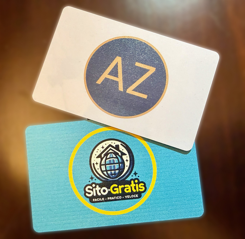 Biglietti da visita NFC personalizzati